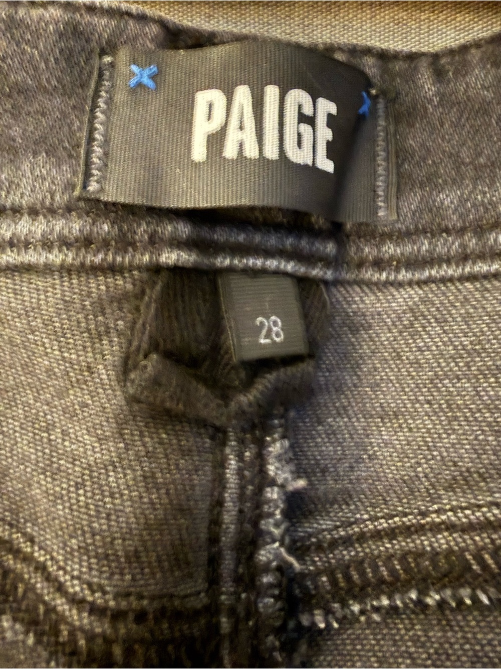 PAIGE High-Rise Wide-Leg Women's Jeans in Black Lotus - Picture 9 of 11